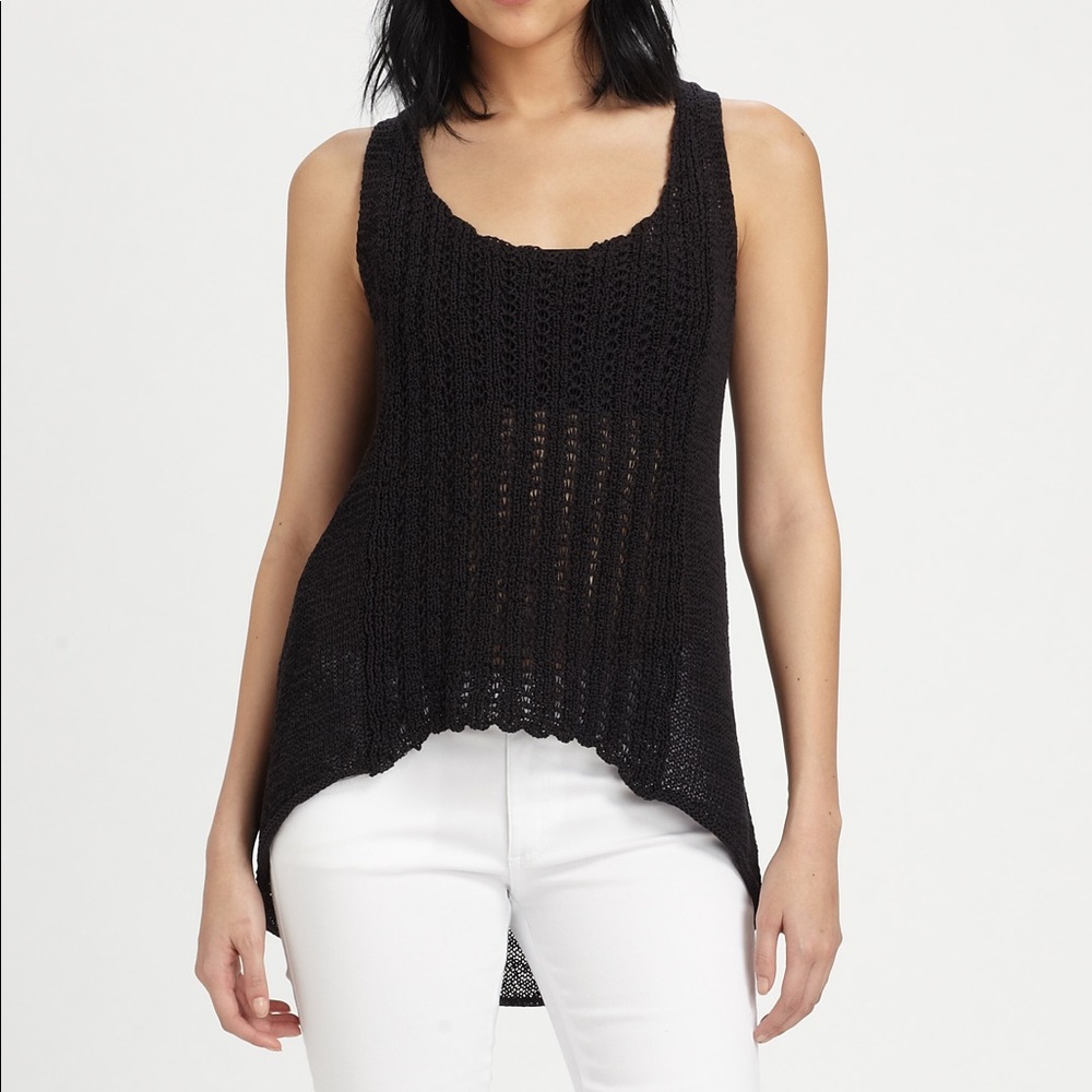 Rachel Zoe Harley open knit sweater